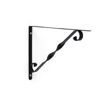 Suporte Decorado Mão Francesa para Prateleira 30 cm Preto Suporte Decorado Mão Francesa para Prateleira 30 cm Preto