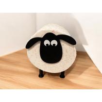 Suporte decorativo De Papel Higiênico Shaun Carneiro. Banheiro , decoração, estilo, ovelha