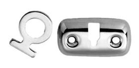 Suporte Defensa Inox Com Olhal Fender Lock 1 Unidade