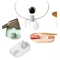 Suporte Descanso De Tampa De Panela Apoio Talheres Branco Suporte Descanso De Tampa De Panela Apoio Talheres Branco