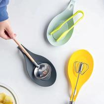 Suporte Descanso de Utensílios Apoio de Silicone para Talheres em Silicone Bancada Pia Cozinha Suporte Descanso de Utensílios Apoio de Silicone para Talheres em Silicone Bancada Pia Cozinha