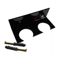 Suporte/descanso Para Microfone De Acrílco Parede P/ 2 Mics Suporte/descanso Para Microfone De Acrílco Parede P/ 2 Mics