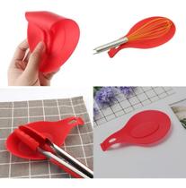 Suporte Descanso Para Talheres Colheres Cozinha Em Silicone