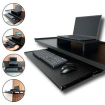 Suporte Deslizante Retrátil 70x35cm para Teclado Ergonomia e Espaço Home Office
