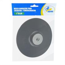 suporte disco de lixa prato lixadeira politriz 7'' x 5/8