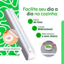 Suporte Dispenser Cortador Papel Aluminio Plastico Filme Suporte Dispenser Cortador Papel Aluminio Plastico Filme