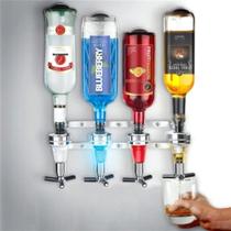 Suporte Dispenser Dosador De Bebidas Drink Bar 4 Garrafas Suporte Dispenser Dosador De Bebidas Drink Bar 4 Garrafas