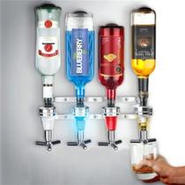 Suporte Dispenser Dosador De Bebidas Drink Bar 4 Garrafas