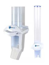 Suporte Dispenser NOBRE para Copos Descartáveis 50ml Branco Poupa Copo Suporte Dispenser NOBRE para Copos Descartáveis 50ml Branco Poupa Copo