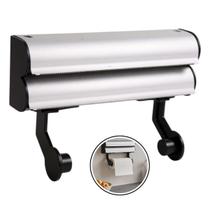 Suporte Dispenser Porta Papel Filme Alumínio Toalha Cortador