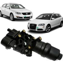 Suporte do filtro de oleo motor audi a3 2.0 vw golf jetta passat 2.0 2005 á 2011 Suporte do filtro de oleo motor audi a3 2.0 vw golf jetta passat 2.0 2005 á 2011