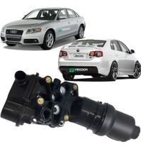 Suporte do filtro de oleo motor audi a3 a4 a6 tt 2.0 vw jetta passat 2.0 2005 á 2011 turbo Suporte do filtro de oleo motor audi a3 a4 a6 tt 2.0 vw jetta passat 2.0 2005 á 2011 turbo
