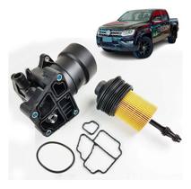 Suporte do filtro de oleo motor vw amarok 2.0 2010 a 2017 Suporte do filtro de oleo motor vw amarok 2.0 2010 a 2017