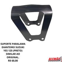 Suporte do paralama dianteiro suzuki yes 125 (preto) compatível ao original. Suporte do paralama dianteiro suzuki yes 125 (preto) compatível ao original.