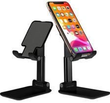 Suporte Dobrável Ajustável p/ Celular Tablet Ideal Mesa escritório e Viagens - Enviamos no mesmo dia