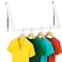 Suporte dobrável Over The Door Hanger para toalhas, casacos e roupas Suporte dobrável Over The Door Hanger para toalhas, casacos e roupas