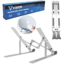Suporte Dobrável Para Notebook Com 7 Ajustes de Elevação - Vision YT2031