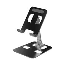 Suporte Dobrável para Tablet e iPhone - Ajustável e Portátil (Liga de Alumínio)
