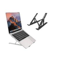 Suporte Dobrável Portátil Slim Compatível Com Notebook E Macbook Pro Air Preto