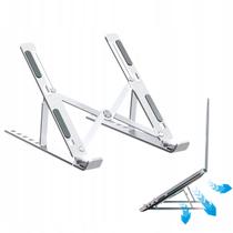 Suporte Dobrável Tablet Metal Ergonômico Ajustável para Inclinar Notebooks