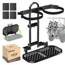 Suporte dobrável universal para bolsa no banco traseiro do carrinho de golfe 10L0L Suporte dobrável universal para bolsa no banco traseiro do carrinho de golfe 10L0L