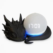 Suporte Dragão Compatível Com Alexa Echo Dot 3ª 4ª e 5ª Geração Estante Rack Mesa Elegante Sofisticado Suporte Dragão Compatível Com Alexa Echo Dot 3ª 4ª e 5ª Geração Estante Rack Mesa Elegante Sofisticado