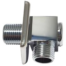 Suporte Ducha Higiênica Quadrado Cromado 1/2" - 4252S347