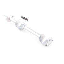 Suporte Duplo 8cm Cromado Para Varão De Cortina 28x28mm - SL168 - 10
