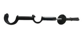 Suporte duplo alongado para varão 28/19mm - tabaco
