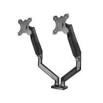 Suporte duplo articulado de mesa para monitor de 32 com pistao a gas