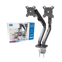 Suporte Duplo Articulado Para Monitor 17 A 32 Com Braço