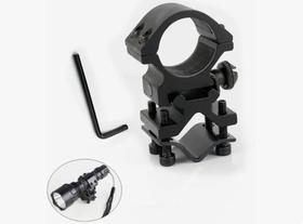 Suporte Duplo Com Adaptador De Trilho 20mm Para Laser Lanterna Bipé Cano PCP