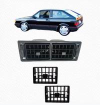 Suporte Duplo Com Difusor De Ar Central Com mecanismo Gol Saveiro Parati Voyage Quadrado