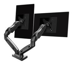 Suporte Duplo de Mesa p/Monitores - Articulado c/Pistão a Gás ELG - F160N