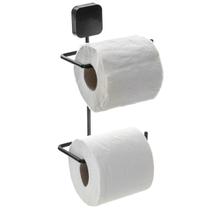 Suporte Duplo de Papel Higiênico Banheiro Lavabo Metal Porta - Metaltru