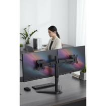 Suporte Duplo Mesa 2 Monitores 17-32" Preto