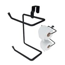 Suporte Duplo Papel Higiênico Para Caixa Acoplada Linha Black Banheiro - 1453 Stolf Suporte Duplo Papel Higiênico Para Caixa Acoplada Linha Black Banheiro - 1453 Stolf