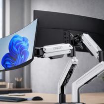 Suporte Duplo para Monitor 14" a 32" VESA 75x75 100x100 Alumínio LE-3652