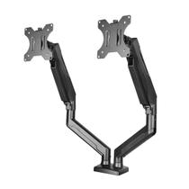 Suporte Duplo Para Monitor 17 A 32 Articulado Pistão A Gás - Suporte Duplo Para Monitor 17 A 32 Articulado Pistão A Gás -