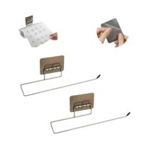 Suporte Duplo Para Toalha De Papel De Cozinha, Rack De Banheiro, Dispensador De Guardanapo,