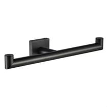 Suporte duplo para Toalha e Papel Loft Square Black- Lorenzetti 11894