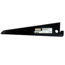Suporte Duplo para Trilho Prateleira Preto Aço 37cm - Starfer Suporte Duplo para Trilho Prateleira Preto Aço 37cm - Starfer