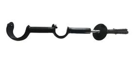 Suporte duplo para varão 28/19 preto - 2 unidades Suporte duplo para varão 28/19 preto - 2 unidades