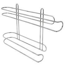 Suporte Duplo Porta Papel Toalha Alumino Cozinha 274