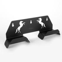 Suporte Duplo Porta Rédeas Cabeçada - Cabresto - Aço - Preto Suporte Duplo Porta Rédeas Cabeçada - Cabresto - Aço - Preto