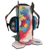 Suporte e Abafador de Ruido para Autistas Infinity Color 18 DB