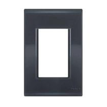 Suporte e Placa 3 Posto 4x2 Liz Grafite Tramontina Suporte e Placa 3 Posto 4x2 Liz Grafite Tramontina