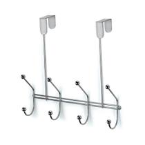 Suporte Eclipse para Porta 4 Ganchos Duplos Cromado