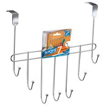 Suporte Eclipse para Porta com 7 Ganchos com Esferas Cromado 1023 - Arthi
