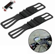 Suporte Elástico de silicone para celulares 2 Unidades use para ver GPS em Bicicletas e Motos Suporte Elástico de silicone para celulares 2 Unidades use para ver GPS em Bicicletas e Motos